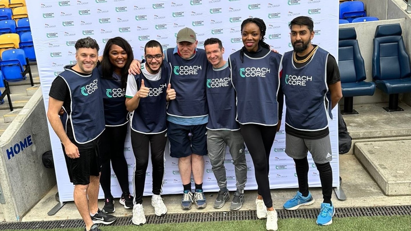 FSCS staff volunteering with Coach Core