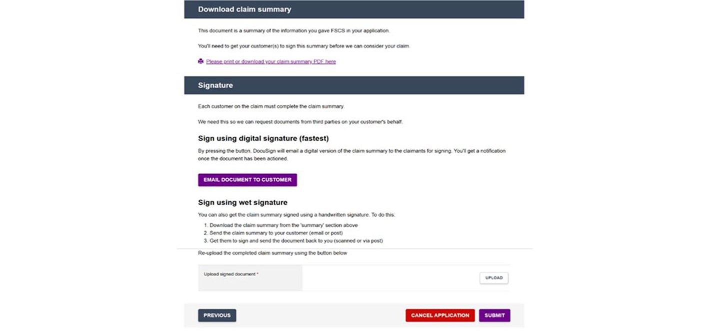 Screen grab - using digital signatures