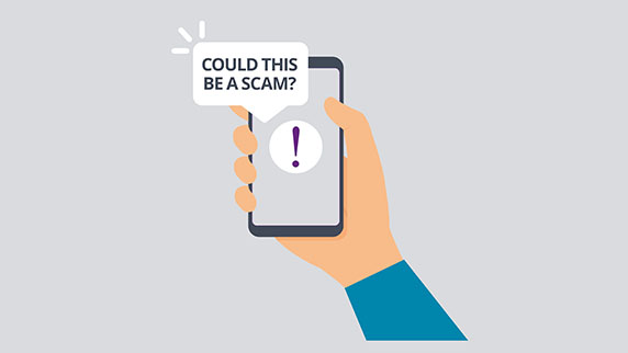 Scam on mobile phone