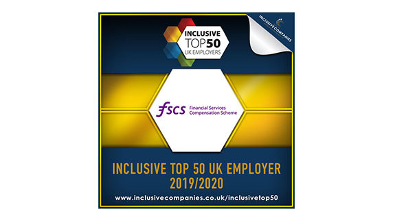 FSCS is among top 50 most inclusive employers, 2019