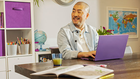 Man on laptop