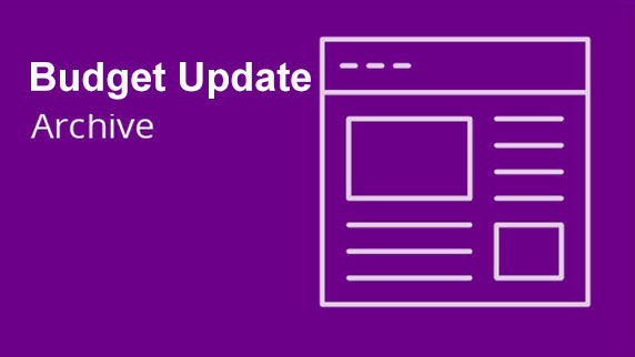Budget Update archive graphic