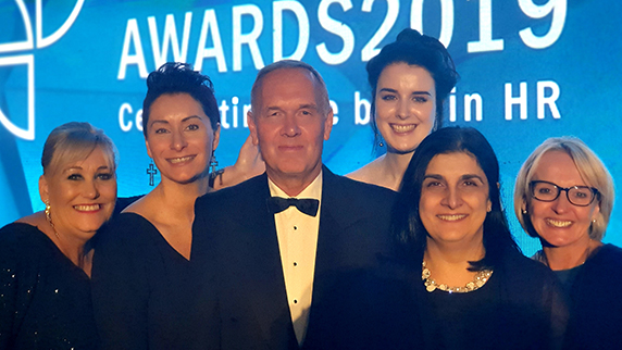 FSCS members celebrate winning the Diversity and Inclusion Public Sector Award, 2019