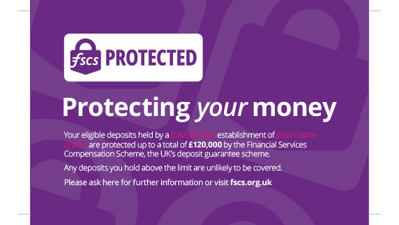 FSCS Protected sticker